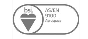 BSI AS 9100 Aerospace accreditation logo