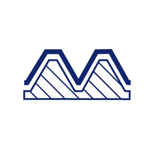 Icons - Blue-Even Deposit Icon showing an even coverage of material on a substrate