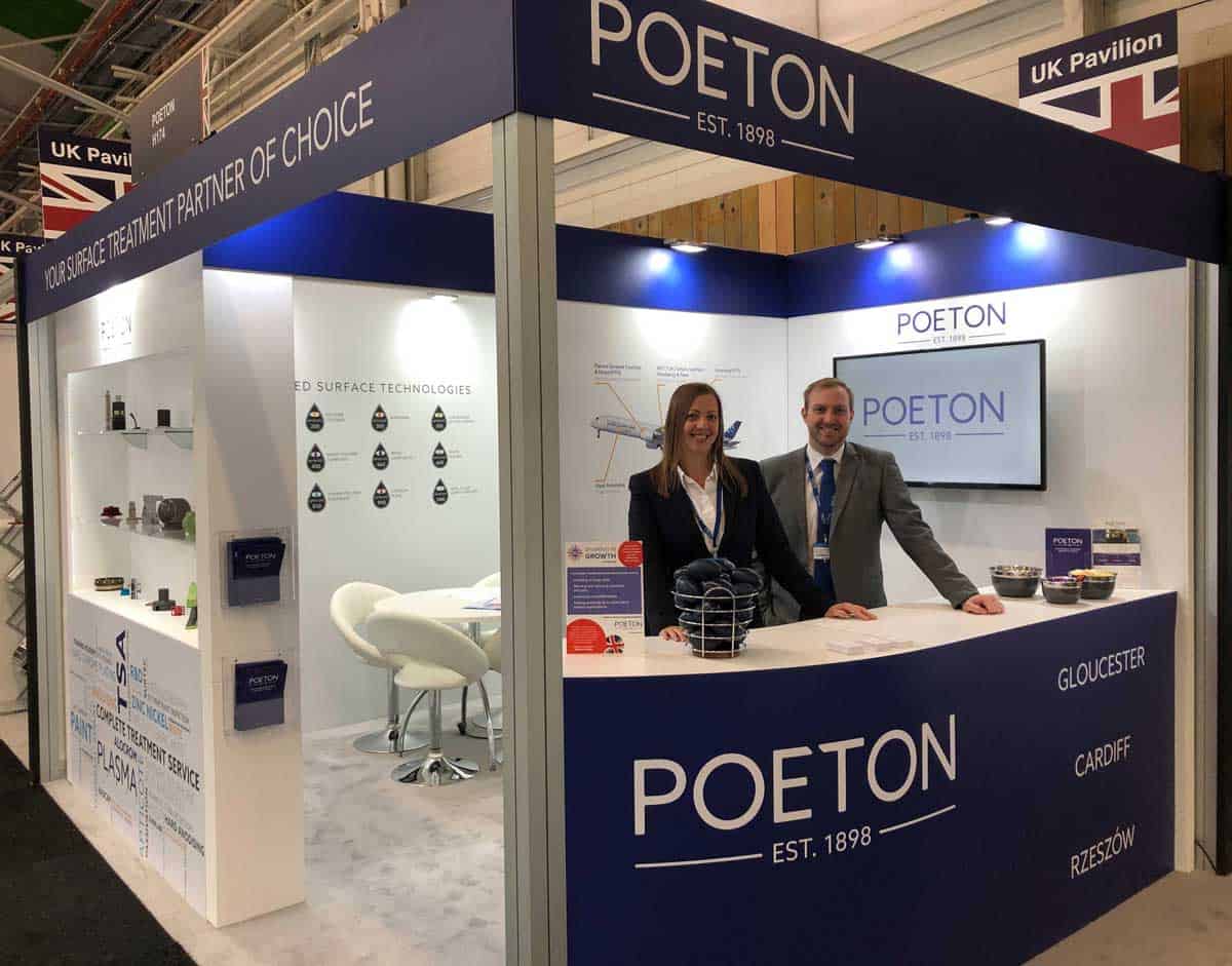 Poeton-Stand-Paris-Air-Show-2019 Poeton staff on stand at Paris Air Show